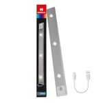 Havells SLEEKBEAM Plus 400MM 2.5W Rechargeable Motion Sensor LED Light for Wardrobe, Closet, Cabinet, Kitchen, Under Stairs, Drawer, Shelf, Garage, Quick Magnetic Self Installation| Type-C Charging