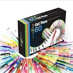 60 Gel Pen Set Colors - Metallic Gl