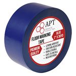 APT, Multi Color Marking Tape, Premium Safety Marking and Dance Floor Splicing Tape, 6 mil Thick (Blue, 1 Roll)