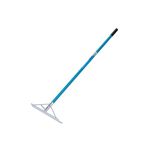 OX Tools Aluminum Concrete Rake/Placer with Hook | 20" x 4"