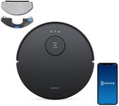 ECOVACS DEEBOT N20 Robot Vacuum Cleaner and Mop,8000Pa Strong Suction,ZeroTangle Brush,300 Minutes Runtime,TrueMapping Intelligent Path Planning,Ideal for Carpet,Hard Floor Cleaning,Pets