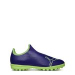 Puma Kids Finesse Astro Turf Football Boots Juniors Trainers Purple/Green 3 (35.5)