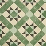 Tile Effect Vinyl Flooring Roll Green Victorian Felt Back Lino Flooring for Kitchens, Bathrooms and Hallways 2m 3m Width 2m To 7m Length (Atkinson, 6.5m x 3m)