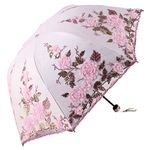 Honeystore Lace Parasol Decoration Bridal Shower Vintage Umbrellas for Wedding 3 Fold Pink