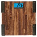 Taylor Digital 440 lb capacity Bathroom Scale Farmhouse Wood