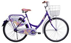 BSA Ladybird Shine Plus 26T Deep Purple Steel Bike/Bicycle for Girls and Ladies