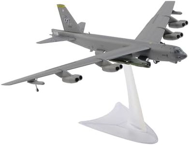 Eairsoky 1:200 Scale B-52H Stratofortress Strategic Bomber Die-cast Aircraft Model 69th Bomb Squadron Knighthawks Military Aircraft Alloy Models for Collection or Gift