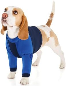 LeLePet Dog Recovery Suit for Front Legs,Dog Leg Sleeve to Stop Licking,Dog Elbow Protector for Leg Injuries,Dog Recovery Sleeve for Wounds,Dog Sleeve to Prevent Licking,Dog Cone Collar Alternative