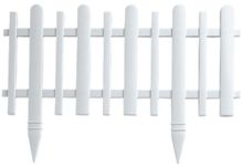 Richell Garden Fence, Kakine, 60H Type, 23.6 x 0.6 x 15.7 inches (600 x 15 x 400 cm), White