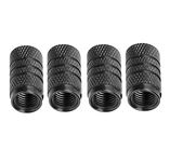 Nema NM MTB Bicycle Tyre Valve Cap Protector - Black - Pack of Four