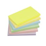 6 Pads - 3 in x 5 in Sticky Notes （76 x 127 mm ）6 Colors Post Self Stick Notes Pads, Pastel Stickies Colorful Super Sticking Memo Pads,Strong Adhesive, 80 Sheets/pad，480 Sheets