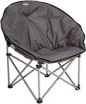 Vango Lunar Camping Chair [Amazon Exclusive], Padded Portable Saucer Shape Folding Chair for Camping, Garden, Fishing