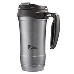 Bubba Hero Vacuum-Insulated Stainless Steel Travel Mug with Handle, 18 oz., Gunmetal