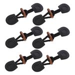 IWOWHERO 6 Pairs Horn buckle buckle wooden decor Jacket closure button Practical Toggle Buckles pin coat