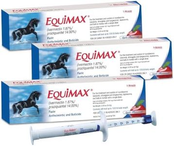 Equimax Bimeda Horse Dewormer Paste | Ivermectin & Praziquantel | Broad-Spectrum Wormer with Tapeworm Control | Safe for Foals, Pregnant Mares & Breeding Stallions