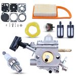 Atunee Carburetor Air Fuel Filter Kit for Stihl BR600 BR500 BR550 Backpack Blower Replace Parts 4282 120 0608 4282 120 0607