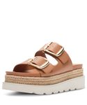 Madden Girl Women's Mythicall Flat Sandal, Caramel, 6.5