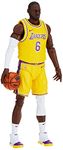 Hasbro Starting Lineup NBA Series 1 Lebron James 6" Action Figure with Exclusive Panini Sports Trading Card Basketball F8179 Authentic