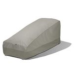 Duck Covers WCE743432 Weekend Water-Resistant 72 Inch Integrated Duck Dome, Moon Rock Outdoor Chaise Cover