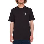 Volcom Iconic Stone Short Sleeved T-Shirt - Black Combo (as8, Alpha, m, Regular, Regular)