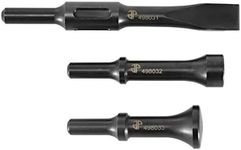 Astro Pneumatic Tool 49803 3-Piece Chisel & Hammer Bit Set .498 Shank