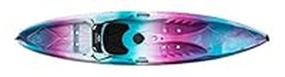 Perception Tribe 11.5 | Sit on Top Kayak for All-Around Fun | Large Rear Storage with Tie Downs | 11' 5" | Funkadelic