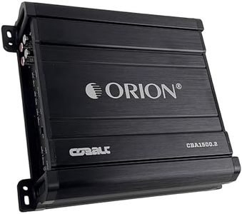 Orion Cobalt 2 channel amplifier – Class A/B Dual channel Amplifier 750W RMS 1500W Max, Car Electronics Car Audio Subwoofer 2 Ohm Stable Bass Boost MOSFET Full Range Amplifier for Car Speakers Sub Amp