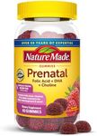 Nature Made Prenatal Gummies with DHA and Folic Acid, Prenatal Vitamin and Mineral Supplement for Daily Nutritional Support, 60 Gummies, 30 Day Supply