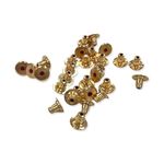 Johnson Tools Brass Bullet Clutch Earring Back or Backings Studs/Push Button for Womens (100)