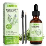 Rosemary Oil for Hair Growth, 100% Pure Rosemary Essential Oil for Skin, Face, Eyebrow and Eyelash Growth, Body Massage, Nourishes The Scalp, Improve Blood Circulation, 60ml