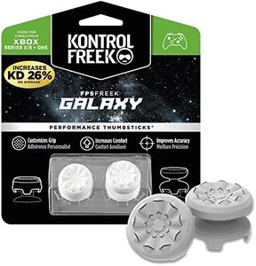 KontrolFreek FPS Freek Galaxy White for Xbox One and Xbox Series X Controller | Performance Thumbsticks | 1 High-Rise, 1 Mid-Rise | White