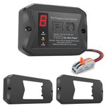 RV Propane Gas Detector, Digital Propane/LP Gas Alarm-12V DC for Motorhome Travel Trailer, Motor Coach, Truck Camper, (R501 Black)
