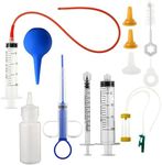 Zubebe 15 Pcs Puppy Whelping Supplies Puppy Feeding Tube Kit Includes Pet Feeding Bottle Nipples Dog Kitten Nursing Syringes Pill Shooter Dispenser 10 ml 15 ml Feeding Tool for Kitten Puppy Animals