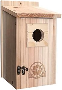 SISTERBIRD Bird Houses for Outside 1-1/2" Entrance Hole Cedar Wild BirdHouses Outdoor Decoration Bluebird Wren Swallow Finch Cardinal Assembly Required