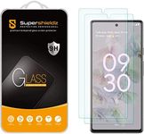 (2 Pack) Supershieldz Designed for Google Pixel 6a Tempered Glass Screen Protector, 0.33mm, Anti Scratch, Bubble Free