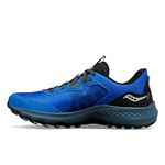 Saucony Men's Aura TR Trail Running Shoe, Cobalt/Black, 8.5M US