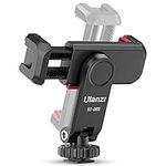 ULANZI ST-06S Phone Cold Shoe Mount for Camera, Smartphone Holder Bracket 1/4'' Tripod Mount Clip with Cold Shoe for Mic Light Stand, Tripod Adapter for iPhone Samsung Huawei within 1.9-3.9 inches