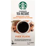 Starbucks Via Instant Pike Place Medium Roast Coffee, 8 Count