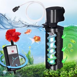 Aquarium Filter 20-75 Gallon AutoCycle Silent 200GPH