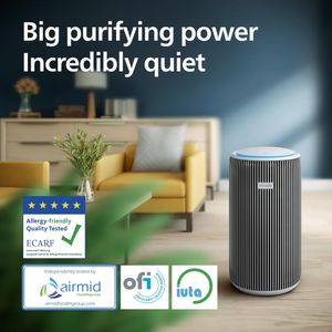 Philips 3200 Air Purifier – Silver, HEPA Filter