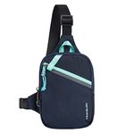 Travelon Anti-Theft Greenlander Compact Sling Bag, Galaxy Blue, One Size, Anti-theft Greenlander Compact Sling Bag