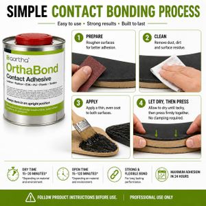 OrthaBond Contact Adhesive 1L – Strong Multi-Purpose Glue