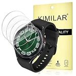 KIMILAR 4-Pack Screen Protector compatible with Samsung Galaxy Watch 6 Classic 47mm Tempered Glass, 9H HD Scratch Resistant Screen Cover Protector Film for Galaxy Watch 6 Classic 47mm Smartwatch Only