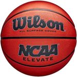 Wilson Basketball NCAA ELEVATE, Indoor- and Outdoor-Basketball, Orange, 6