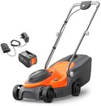 Flymo 18V SimpliMow 320 Cordless Lawn Mower – Lightweight, Quiet, Cuts up to 200m² - for medium sized UK lawns), 32cm Width, Battery & Charger