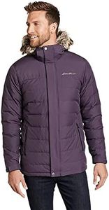 Eddie Bauer Men's Boundary Pass Down Parka, Grape, XX-Large