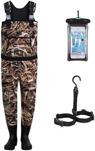 RIVERWANDPROT Neoprene Fly Fishing Waders with Boots for Men and Women, Waterproof Chest Waders, Hunting Clothes, Fishing Bibs Wading Pants (13#)