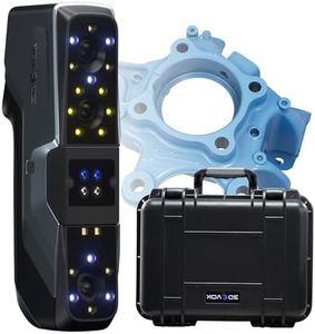 3DeVOK MT 3D Scanner - Blue Laser + Infrared, 0.04mm Accuracy, 70FPS - Handheld, Scans Transparent and Black Objects, for 3D Printing, Reverse Engineering, Car Restoration, Design, Education