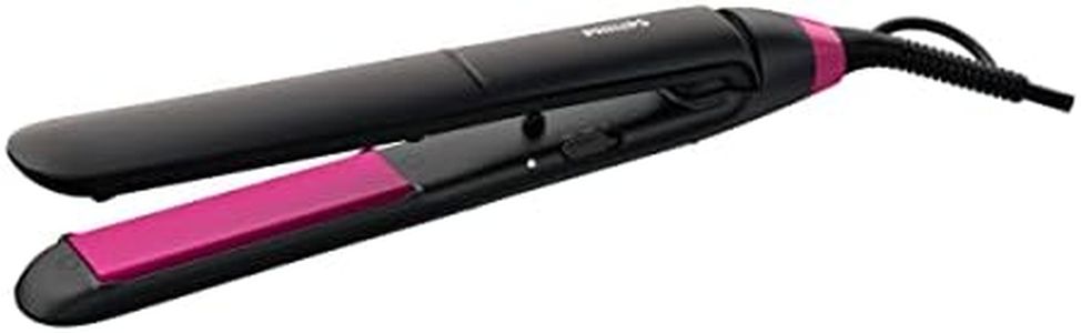 Philips Essential BHS375/00 hair styling tool Straightening brush Warm Black,Pink 1.8 m Essential BHS375/00, Straightening brush, Warm, 220 °C, 60 s, Black,Pink, 1.8 m