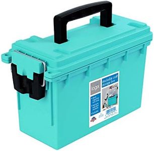 Logix 12533 Teal Craft Organizer, Art Supply Organizer and Storage, Lockable School Supplies Organization, Moisture Resistant, Made in USA